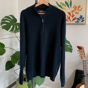 Michael by Michael Kors men’s size large zip up mock neck sweater